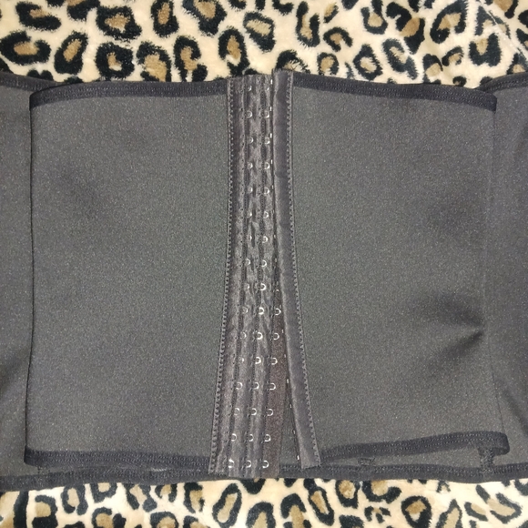 Women Black zip corset belly Tummy control faja - Picture 11 of 14